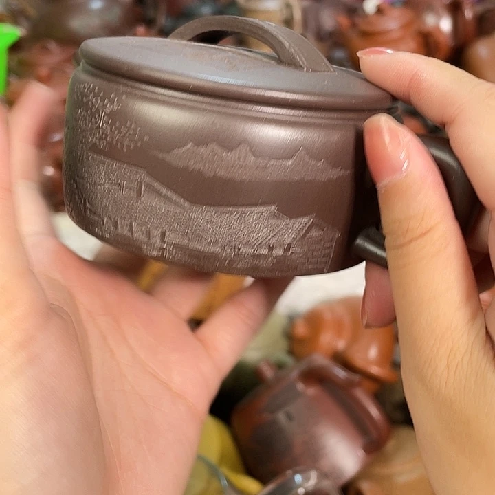 茶壶紫砂紫砂宜兴紫砂壶140cc