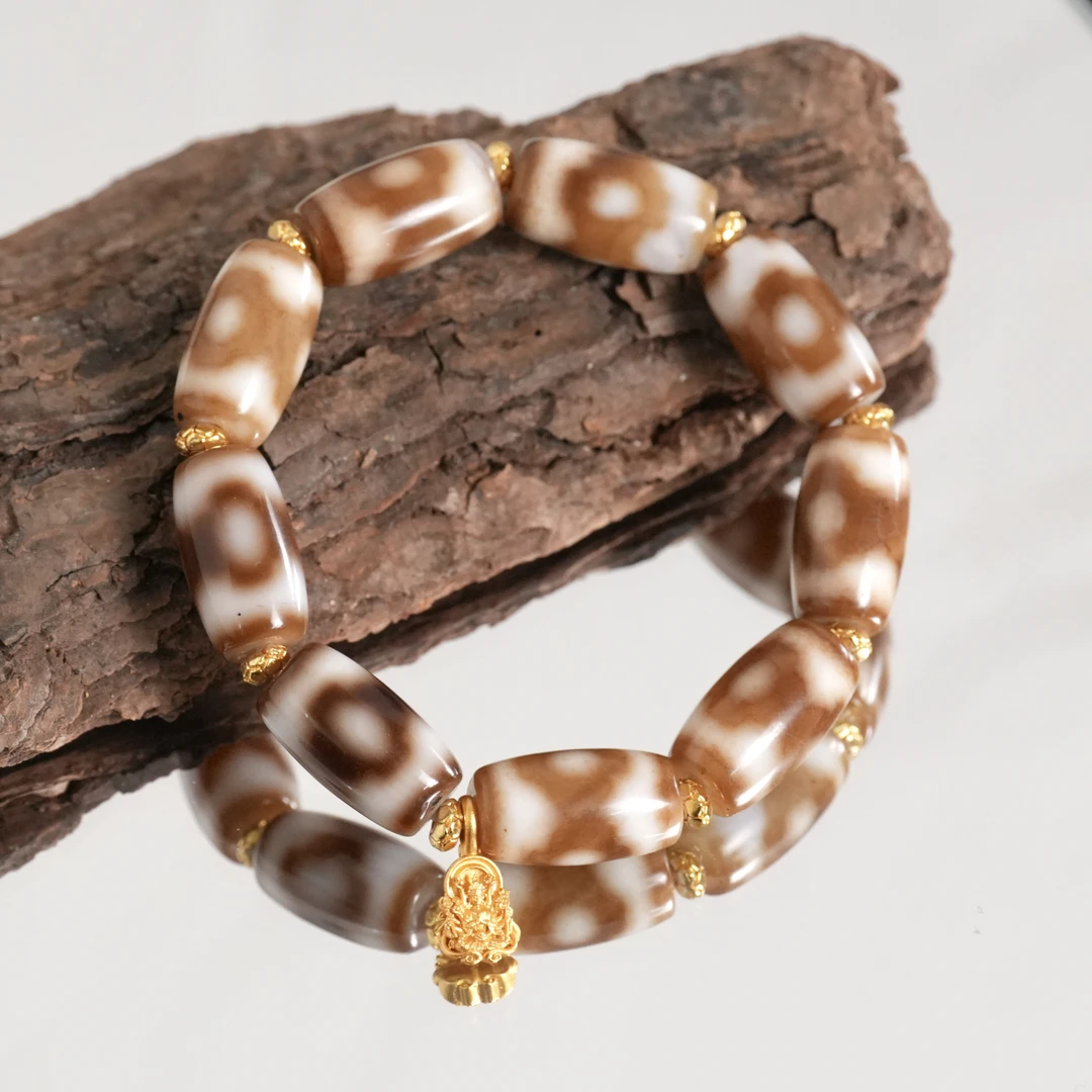 925银手链 【聚财珠】天时 地利 人和 福禄寿 事业 所愿皆成 陆叁人