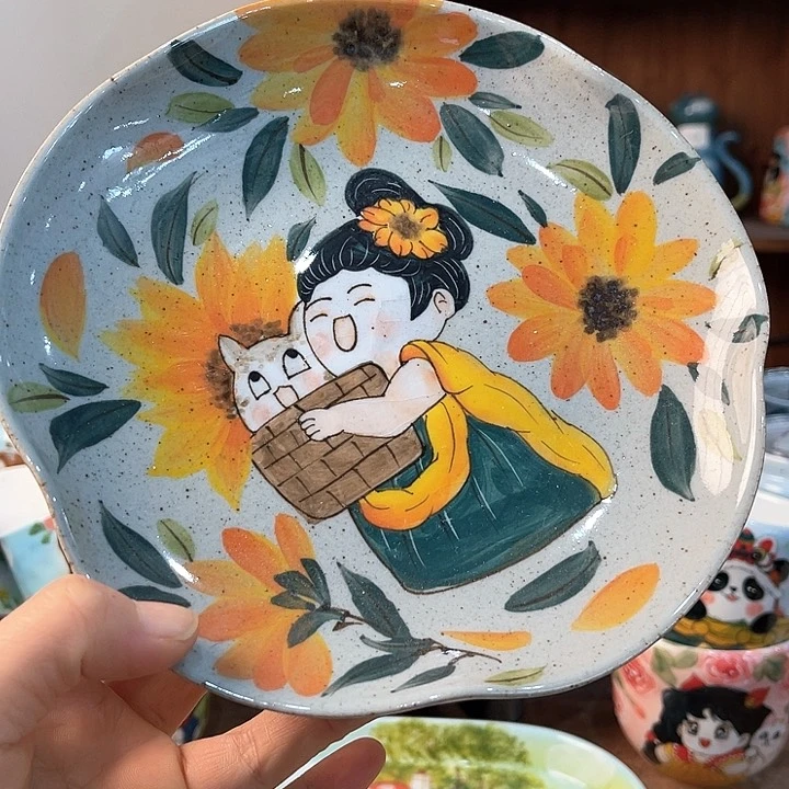 陶景德镇釉下手绘陶瓷