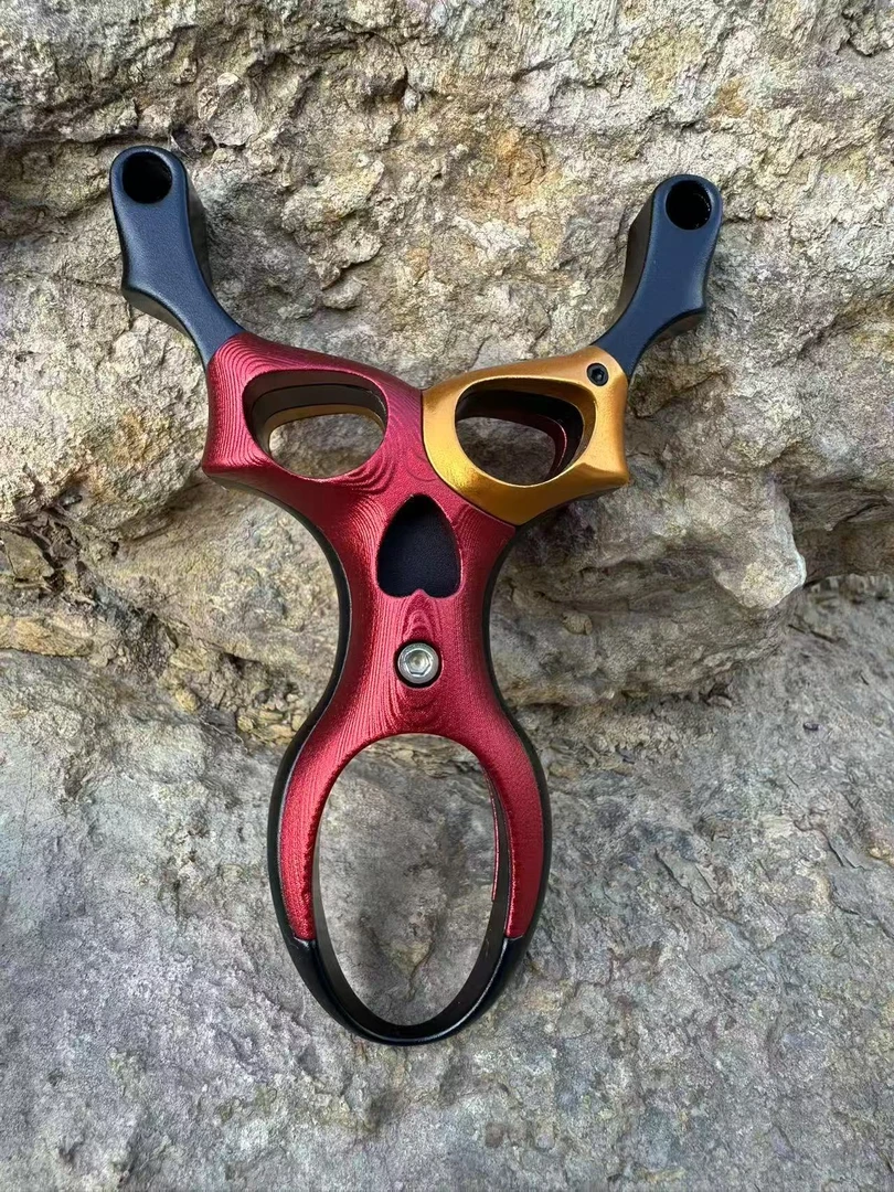 钛镁合金外星人三代单卡加厚圆润大威力户外弹力射击解压玩具