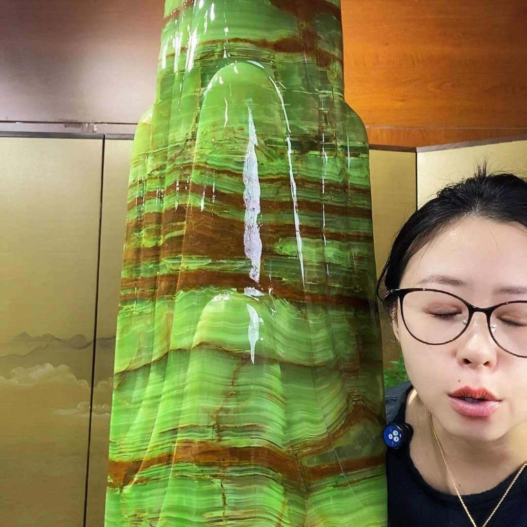 石材山水画作品摆件