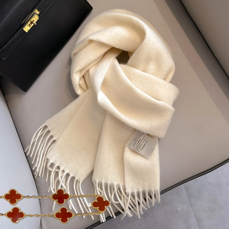 五花时尚百搭格子保暖围巾韩版经典围脖