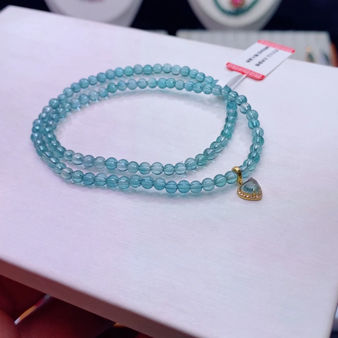 手链，18K金镶嵌碧玺