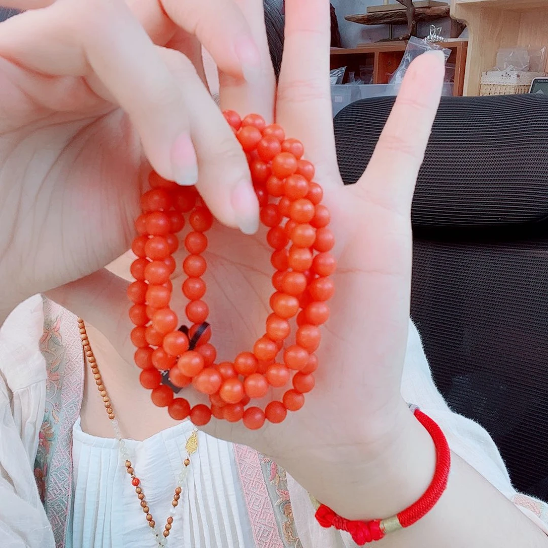 手链未镶嵌南红玛瑙