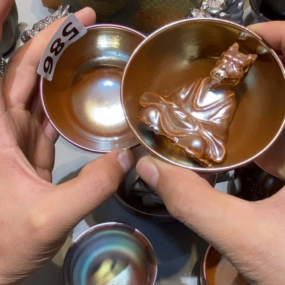 柴烧茶具陶瓷杯子