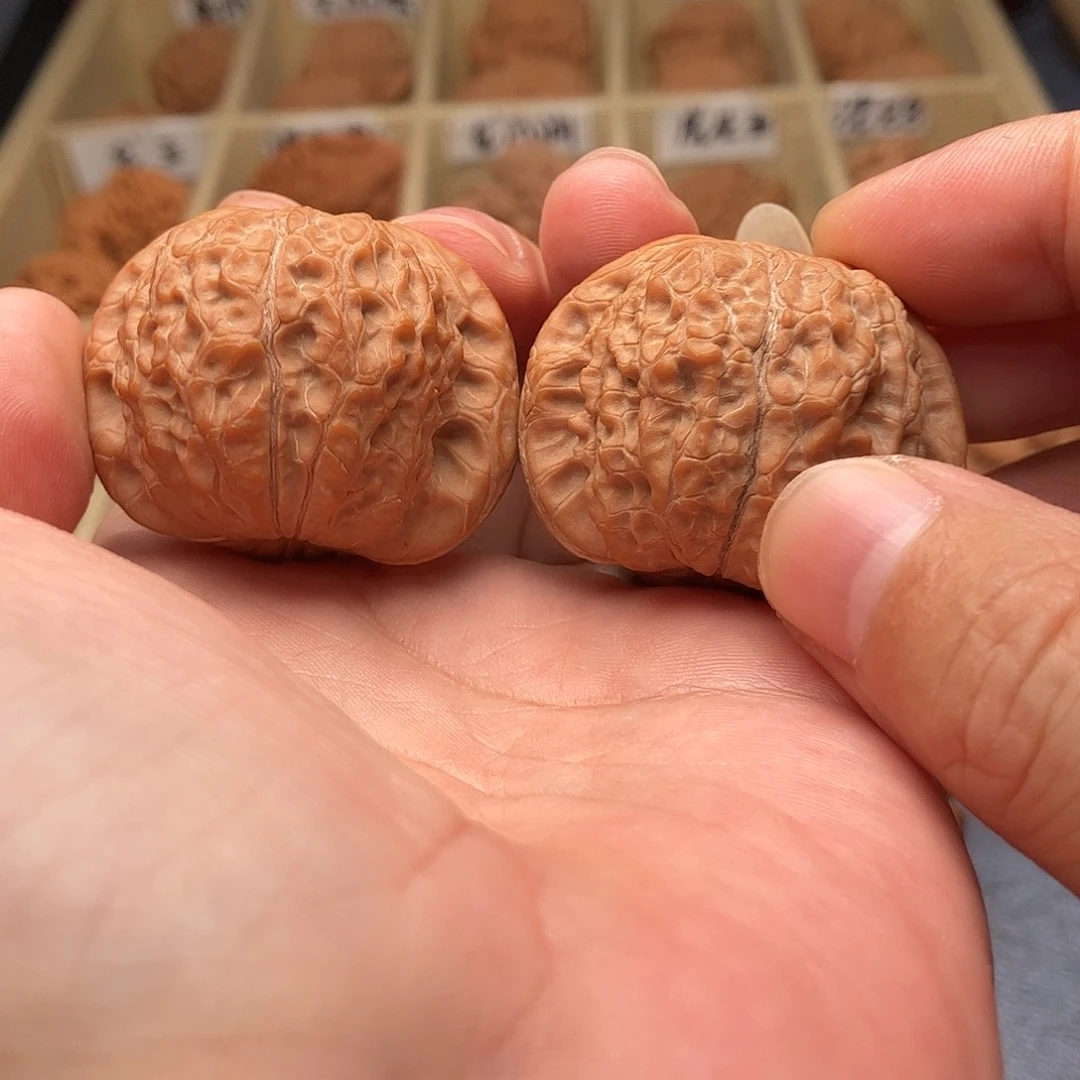 把件文玩核桃血麒麟狮子头40（头货精品