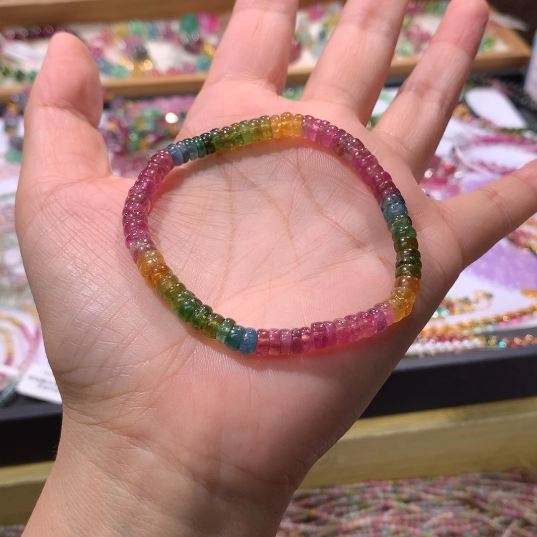 手链碧玺未镶嵌手串