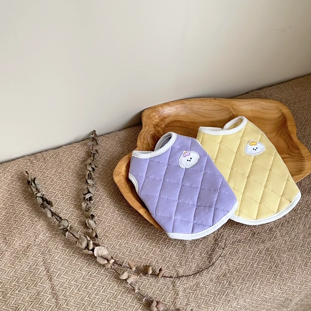 UTAQU/优它趣夹棉无袖马甲衣服家居服宠物猫咪狗狗泰迪雪纳瑞比熊