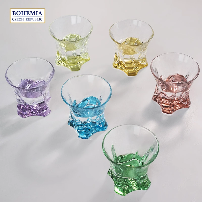 BOHEMIA捷克进口水晶玻璃威士忌洋酒烈酒杯家用创意欧式加厚洋酒