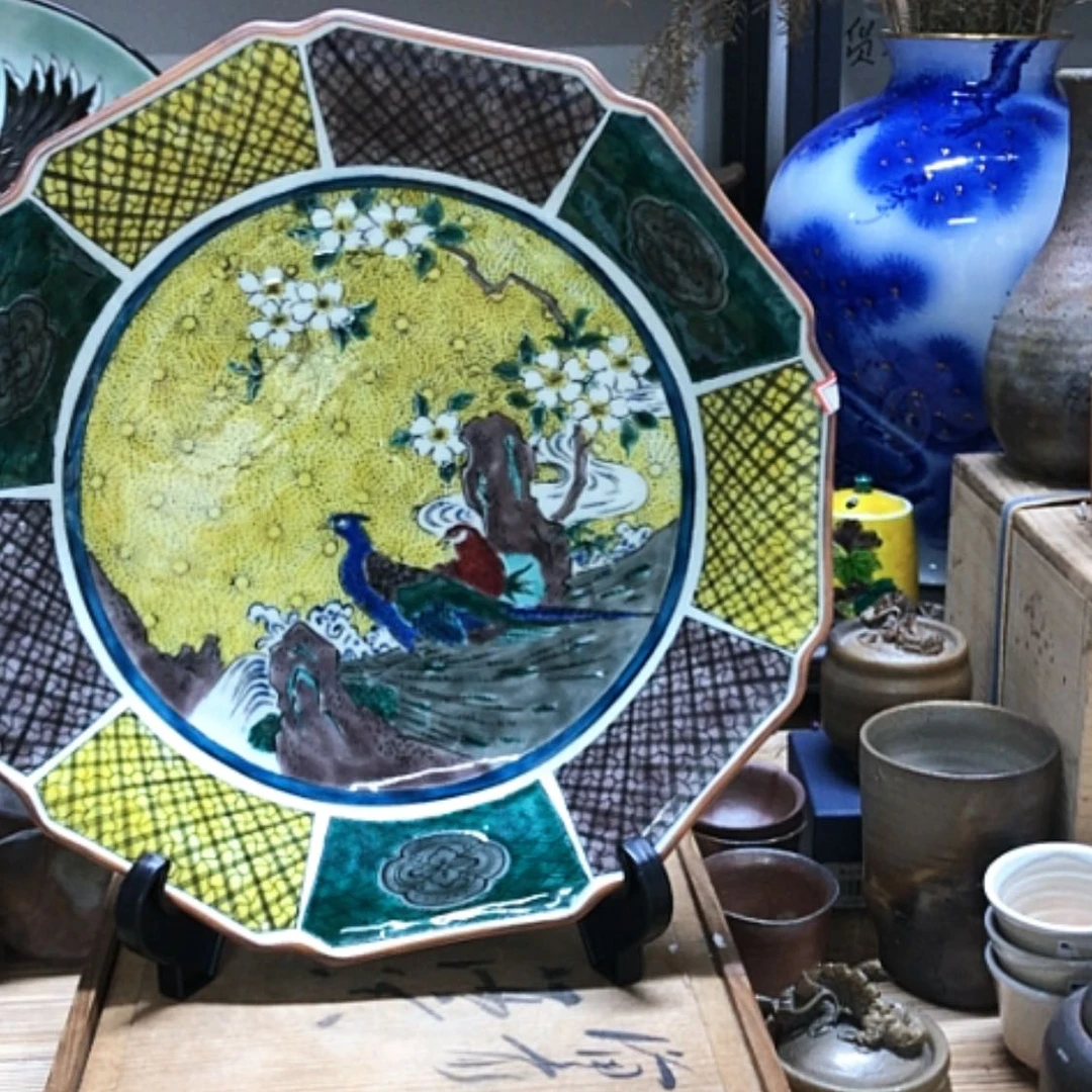 【闪购商品】碗直径30九谷烧手绘
