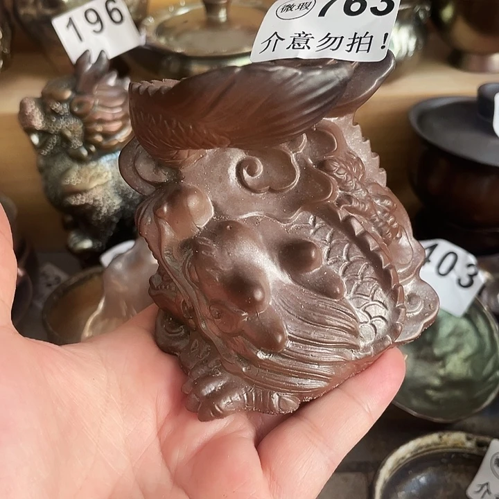 茶杯紫泥柴烧纯手工763