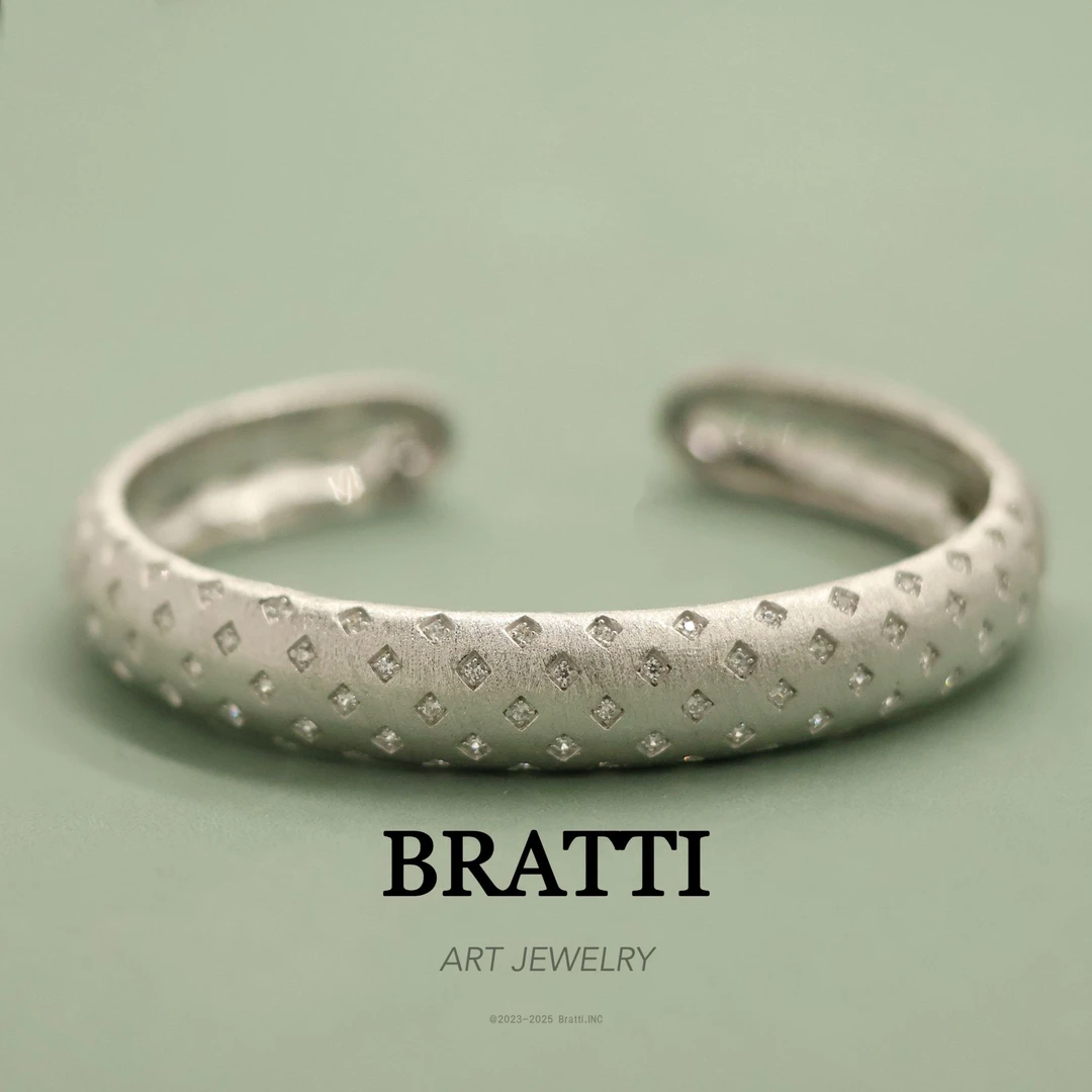 925银手镯 Bratti珠宝“银河谷”S925银手镯（17cm以内）-YZ240102