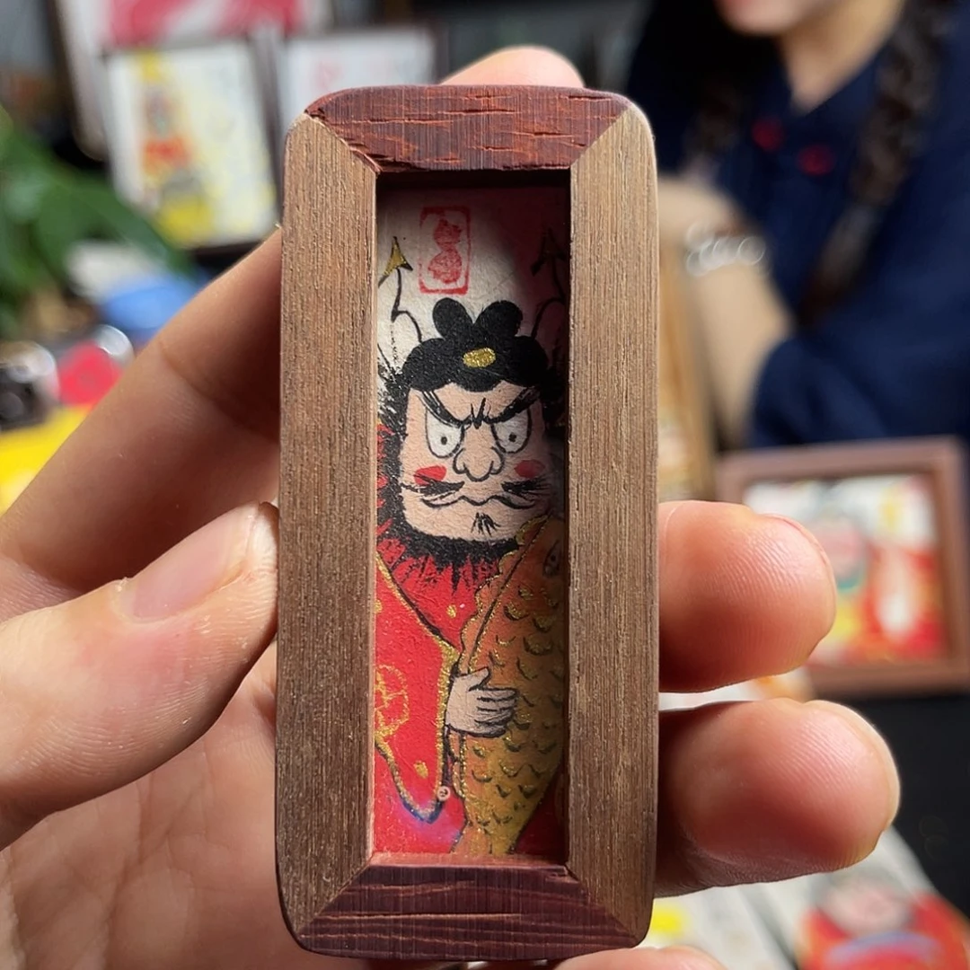没****机纯手绘钟馗文创画