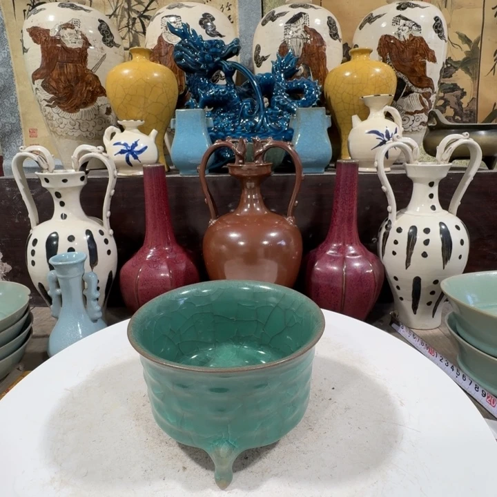 茶盏手工制作陶瓷摆件