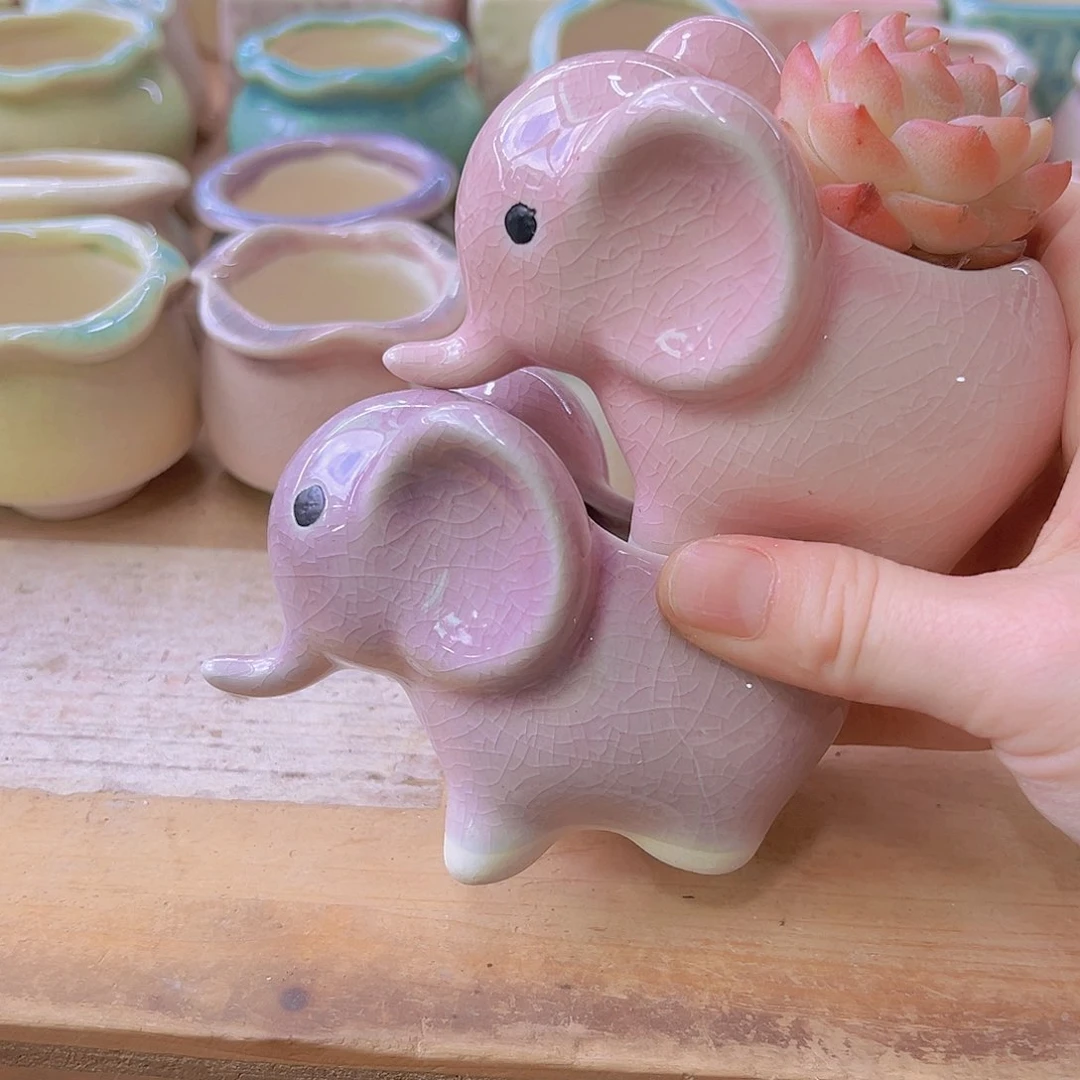 陶瓷花盆当场满12包邮