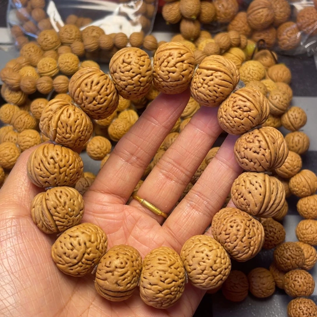 手串桃核22磨盘手串