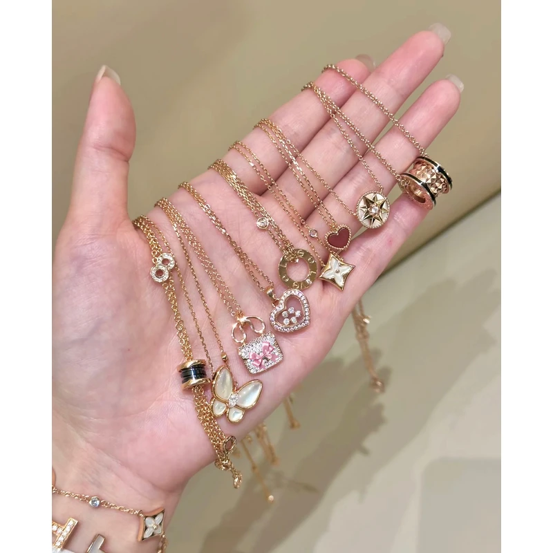 合金项链 【土豆泥】项链集合 高保色洗澡可带气质高级时尚百搭经典