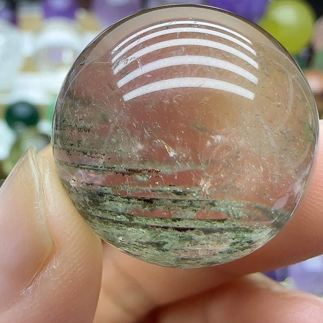 水晶珠宝半成品未镶嵌24.2mm