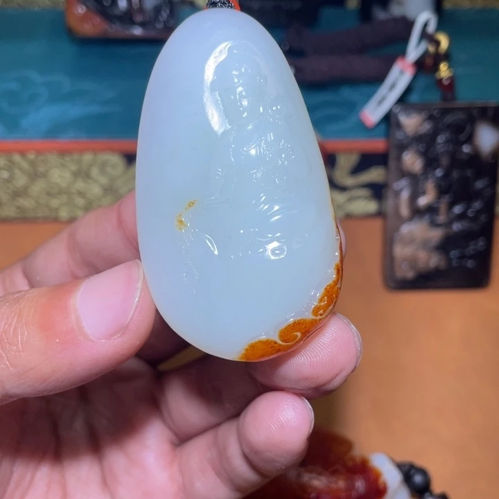 和田玉未镶嵌颈饰J