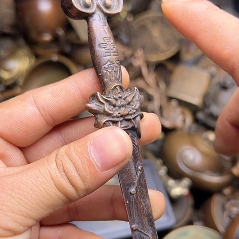 铜制文玩把玩物件