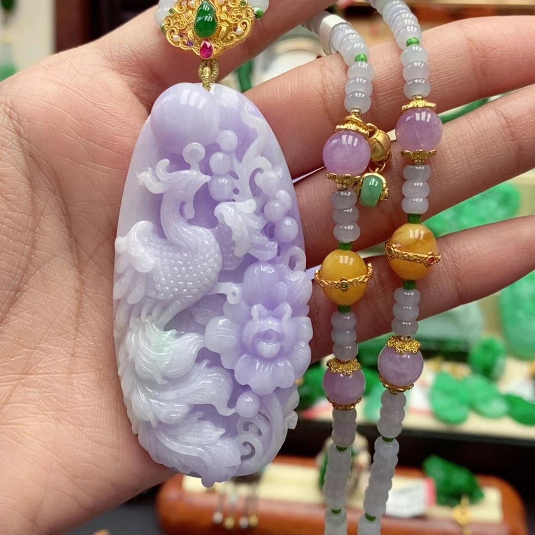 颈饰未镶嵌翡翠翡翠吊坠