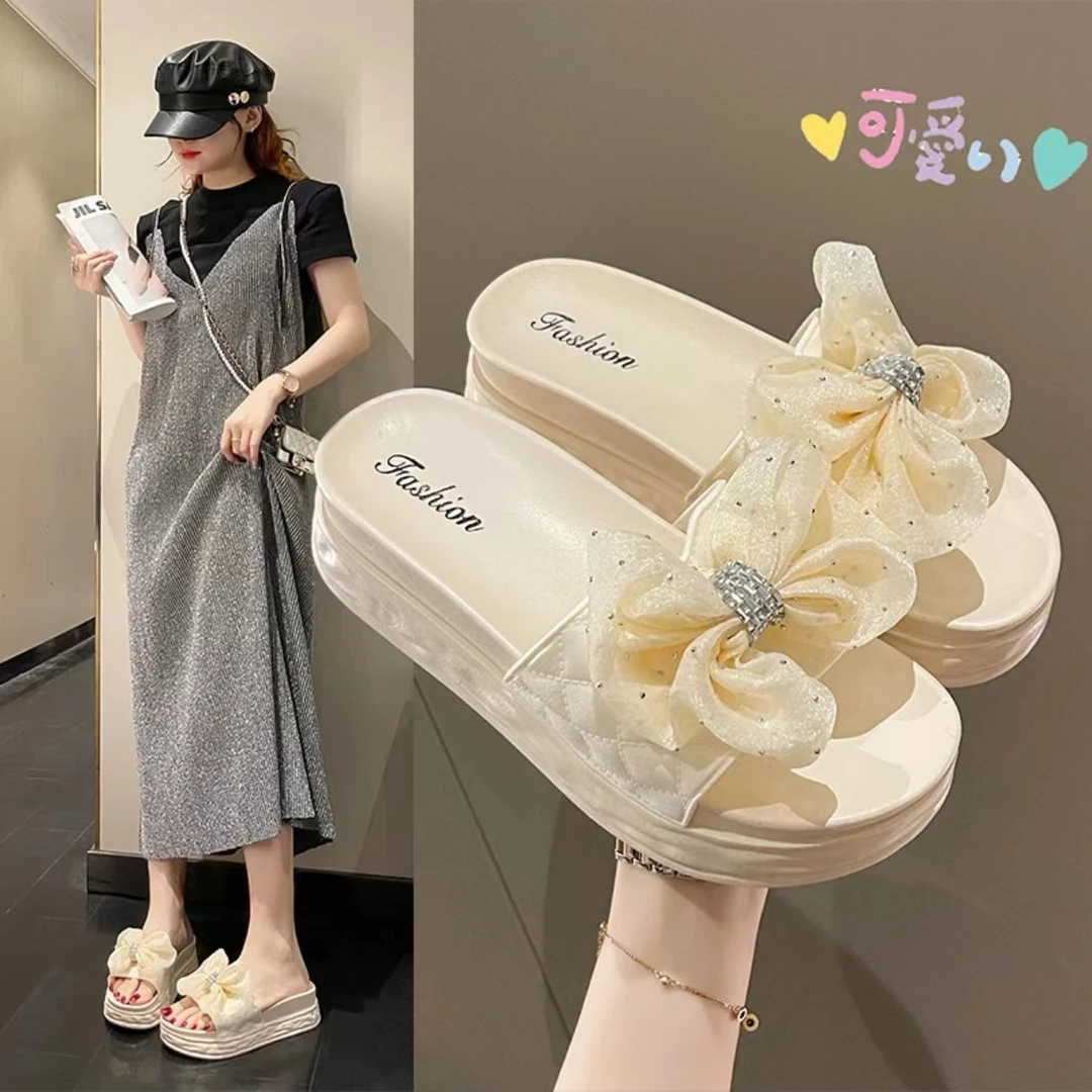 2025新款895-5 泡泡纱夏季百搭结时尚外穿小香风女鞋