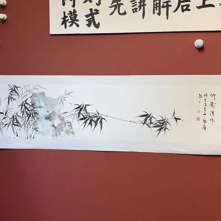 国画听兰老师花鸟