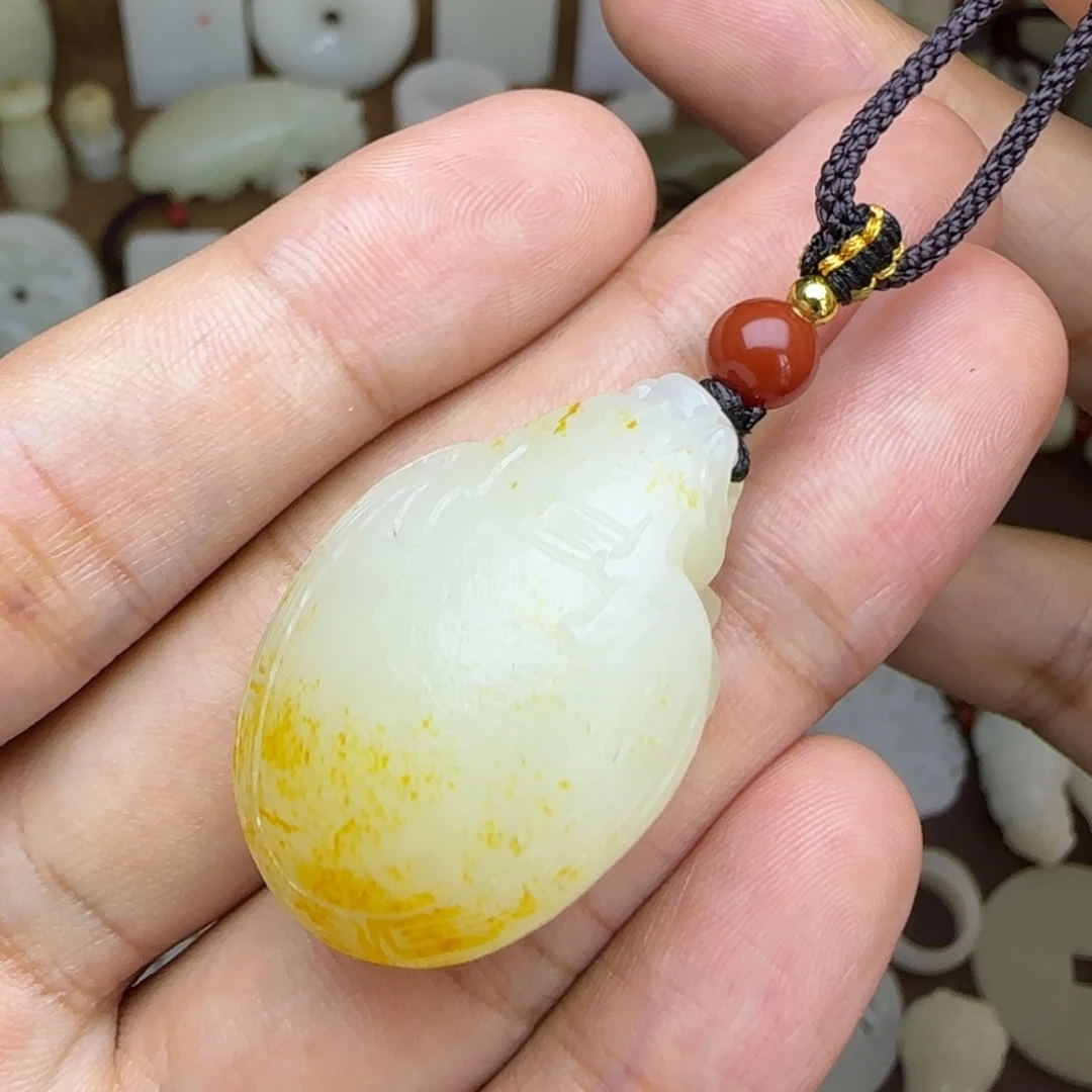未镶嵌和田玉挂件龙龟