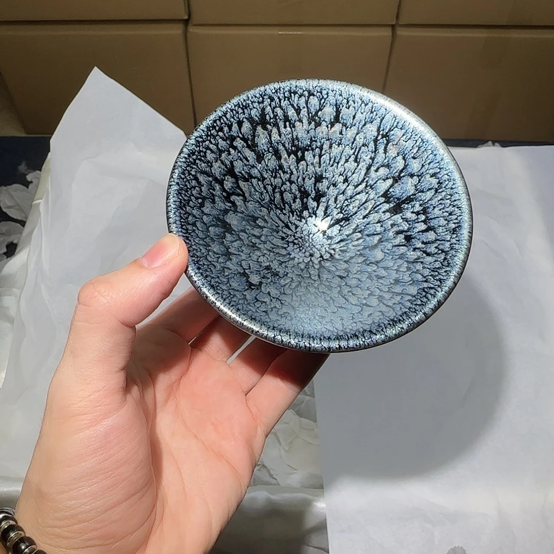 茶盏微瑕建盏，介意勿拍