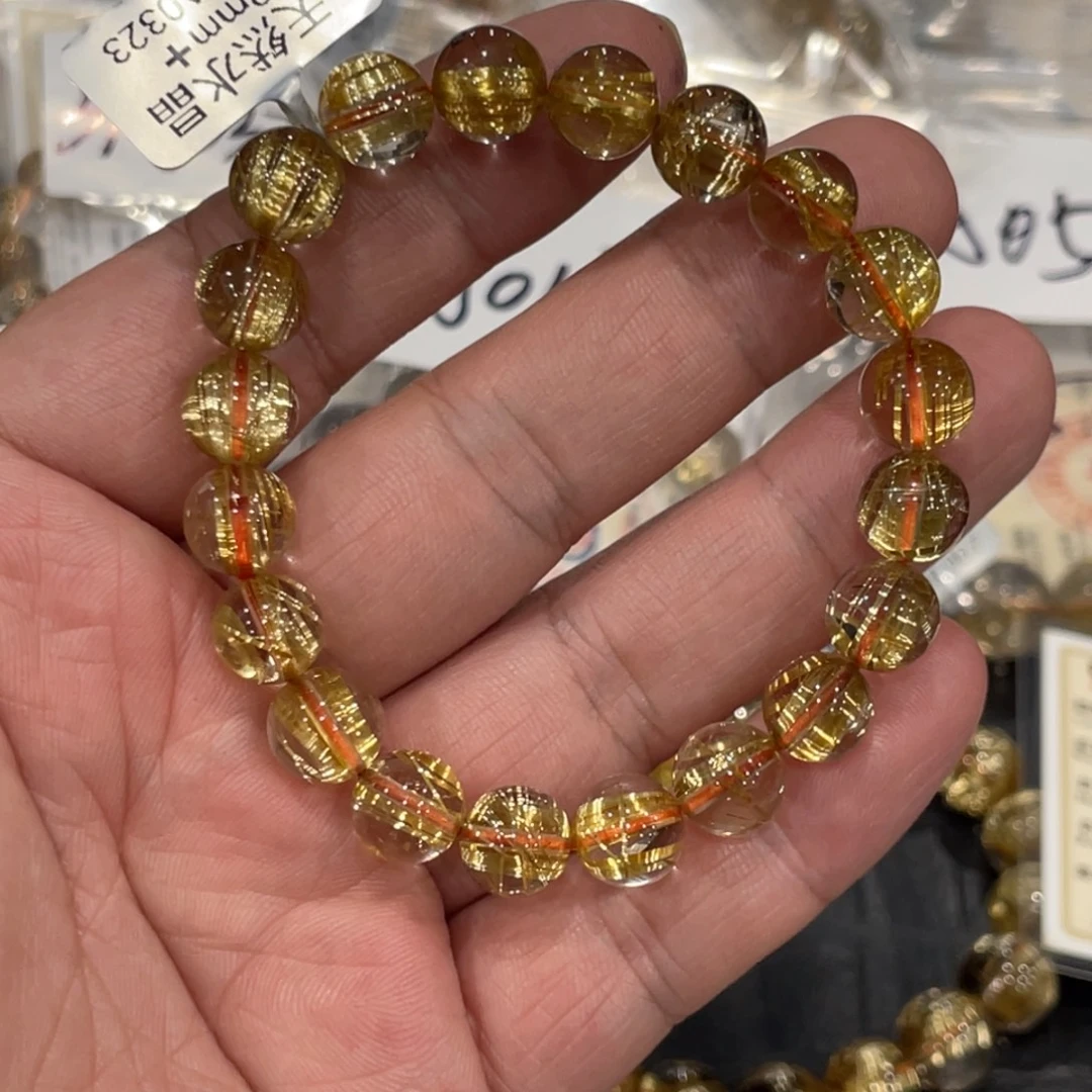 未镶嵌手链水晶aaa0323钛晶