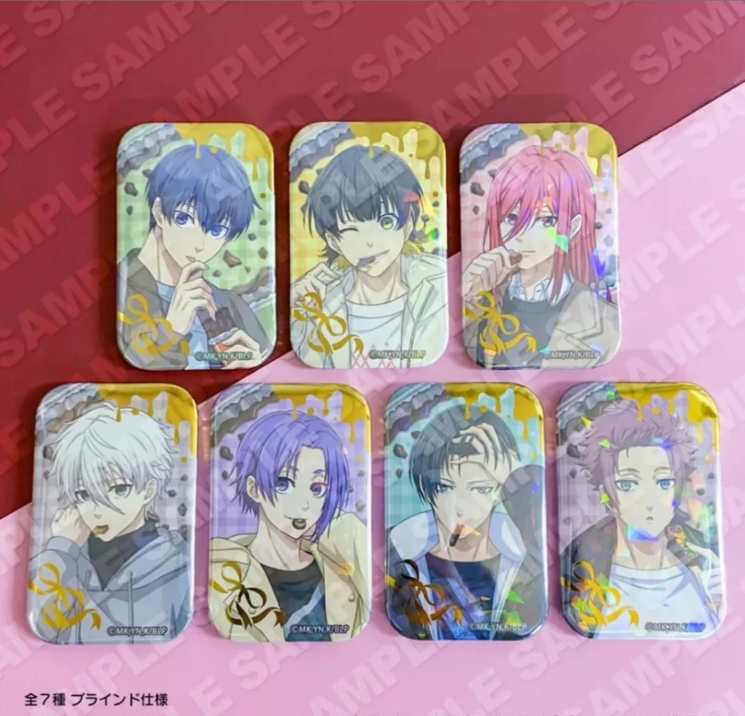 【日谷】蓝色监狱 蓝锁 巧克力方吧唧徽章盲盒 代拆