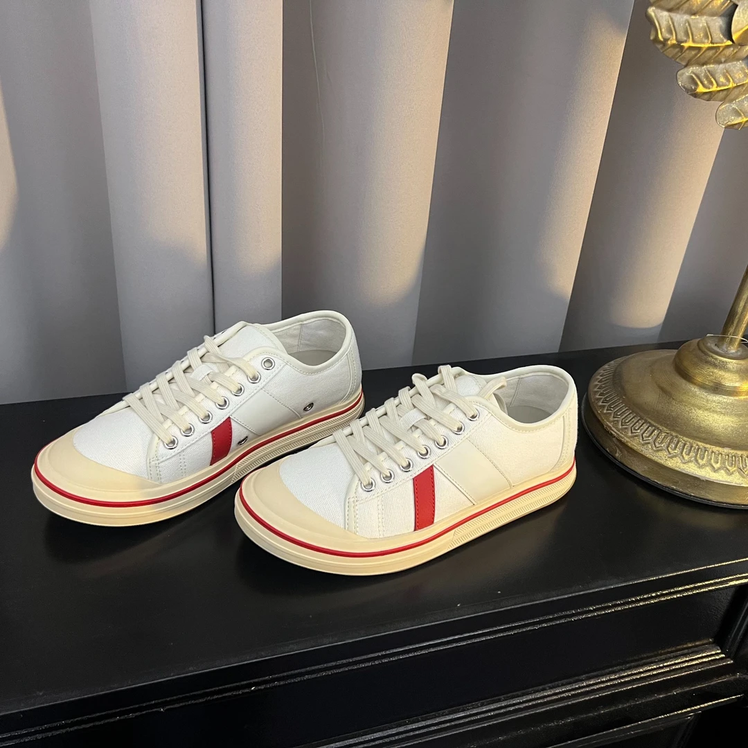 2025年走修款新款时尚撞色百搭休闲圆头舒适真皮夏季休闲运动女鞋