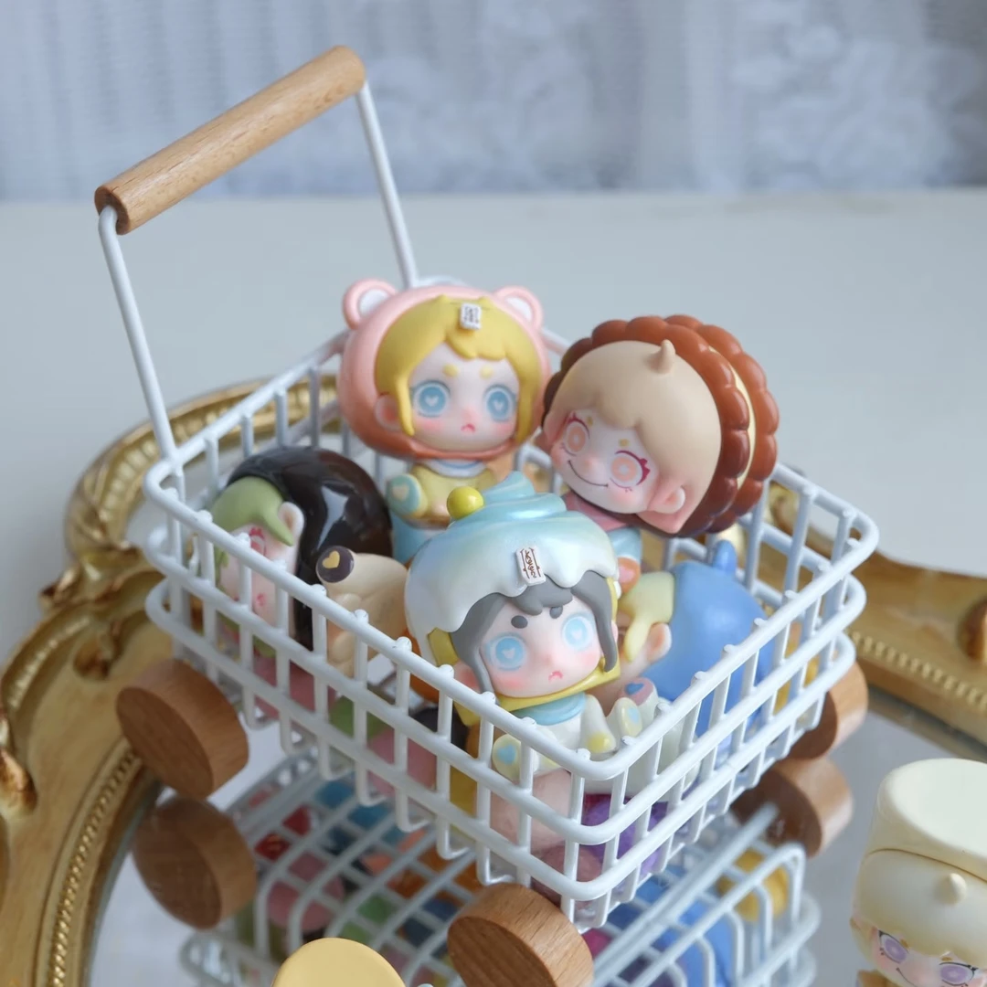 【OUO奶茶家族系列萌粒】壳桃果家正版盲盒手办可爱礼品礼物PVC设计
