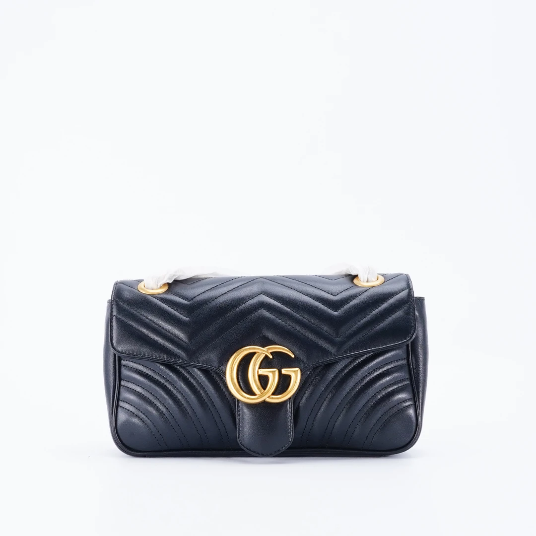 99新 GUCCI/古驰 【静文】【618大促】马蒙26斜挎包/BG22000031