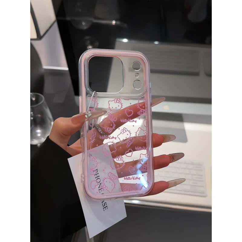 爱心英文kt适用苹果17pro手机壳16pm三合一炫彩华为p80荣耀小米15