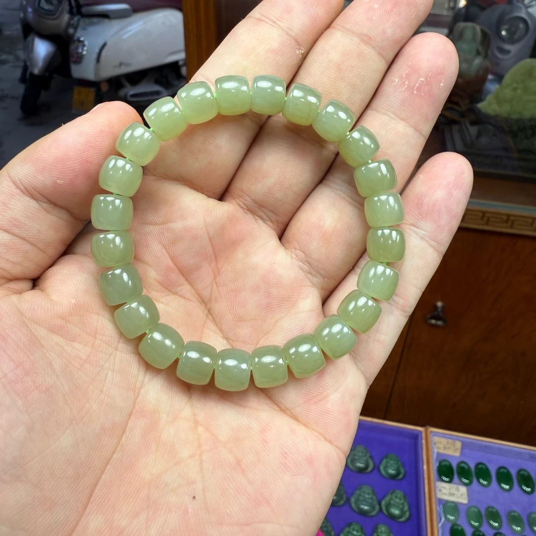 和田玉晴水直切卡8mm多样性其一发货