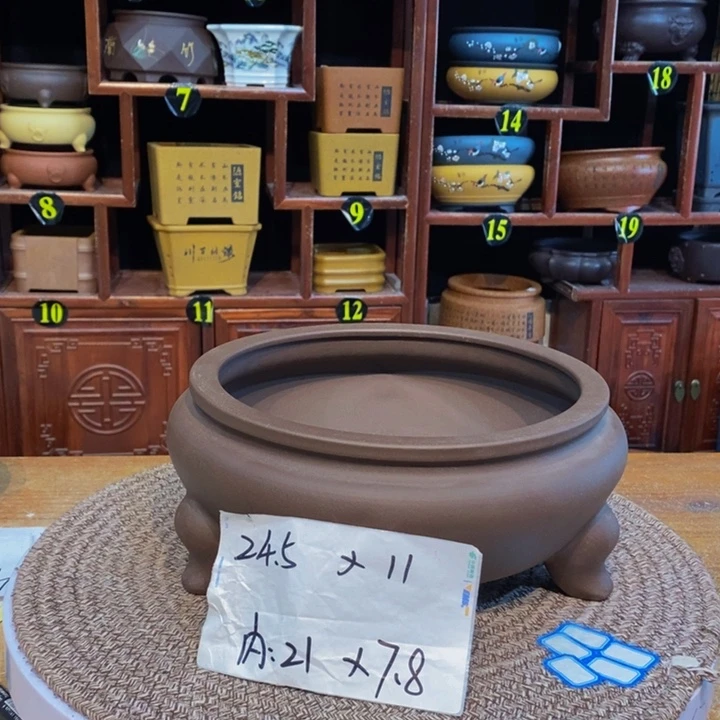 紫砂花盆紫砂花盆