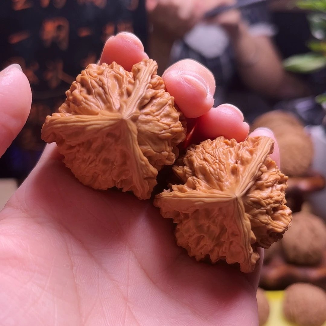 把件文玩核桃39尺三棱1