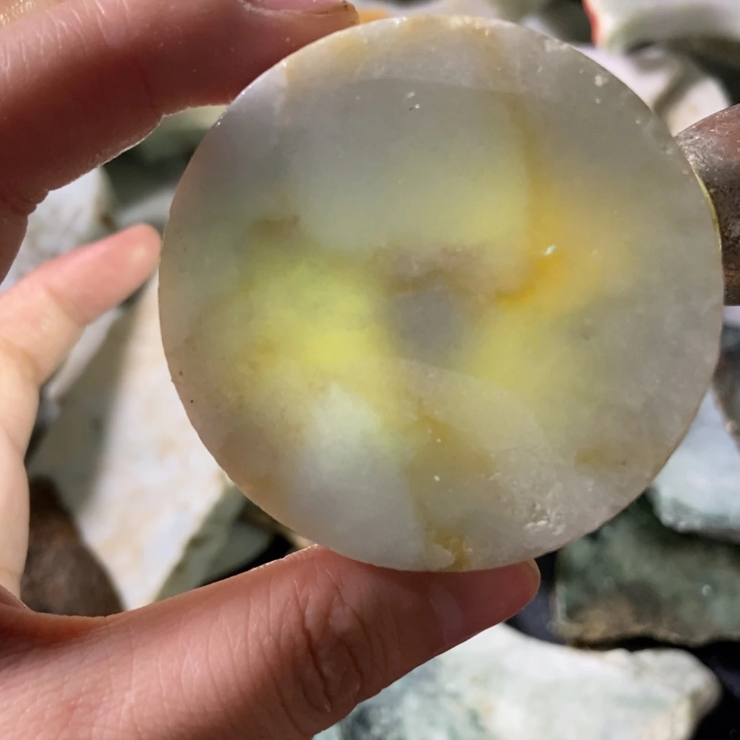 翡翠未镶嵌挂件天然翡翠