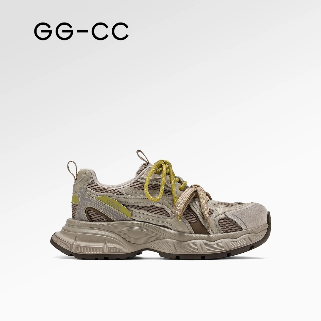 【火星轨迹】GGCC2026年春季新款复古做旧老爹鞋女8612