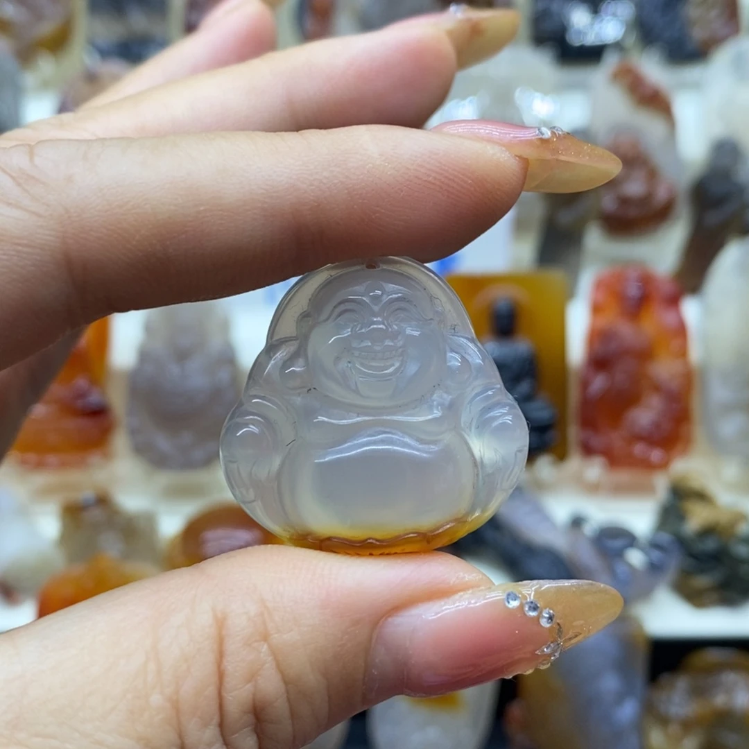 玛瑙/玉髓吊坠(赠链)未镶嵌吊坠