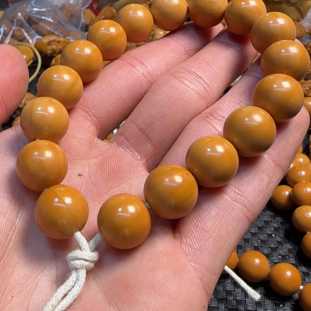 橄榄核手串/手链猴头光珠