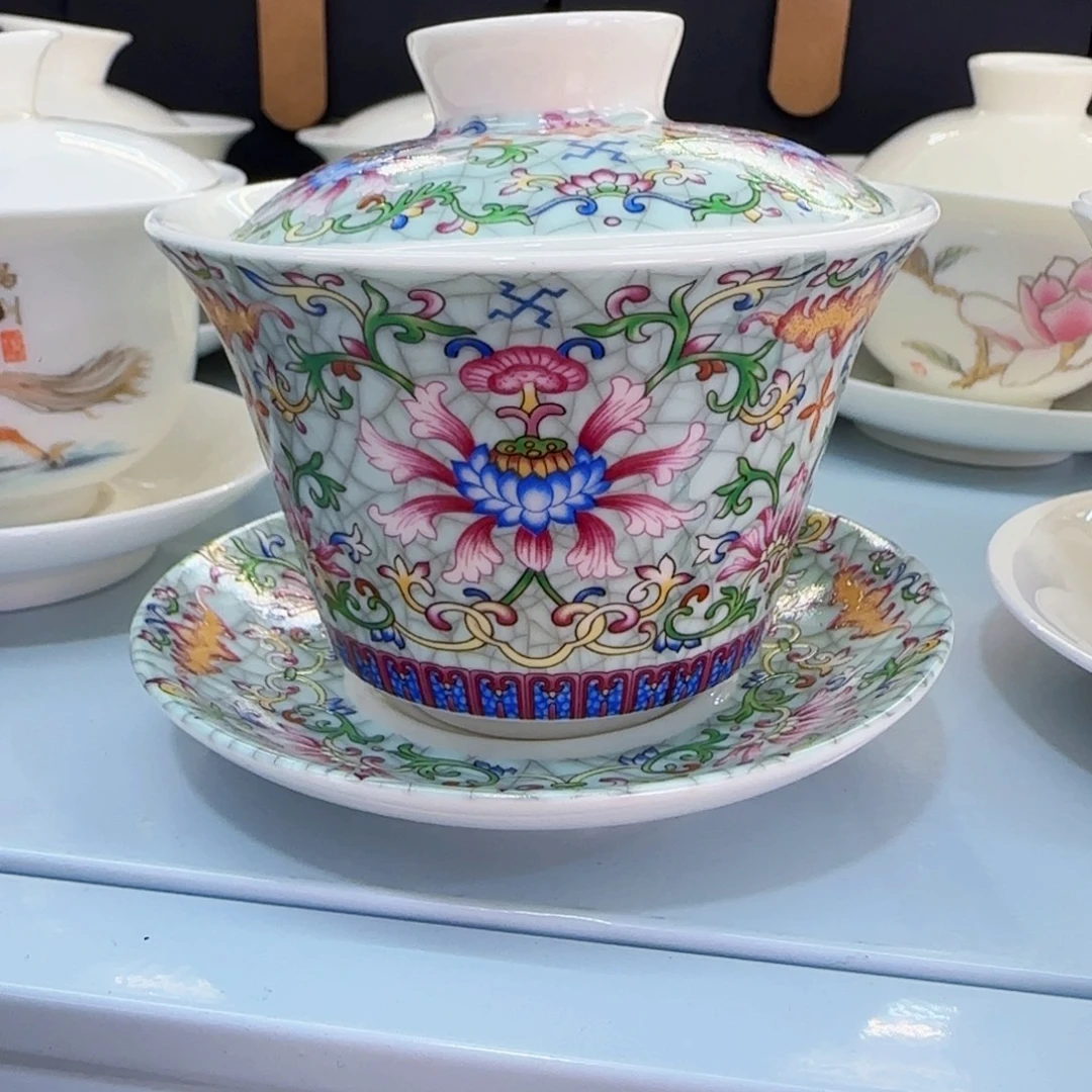 这些盖碗真好看！！！