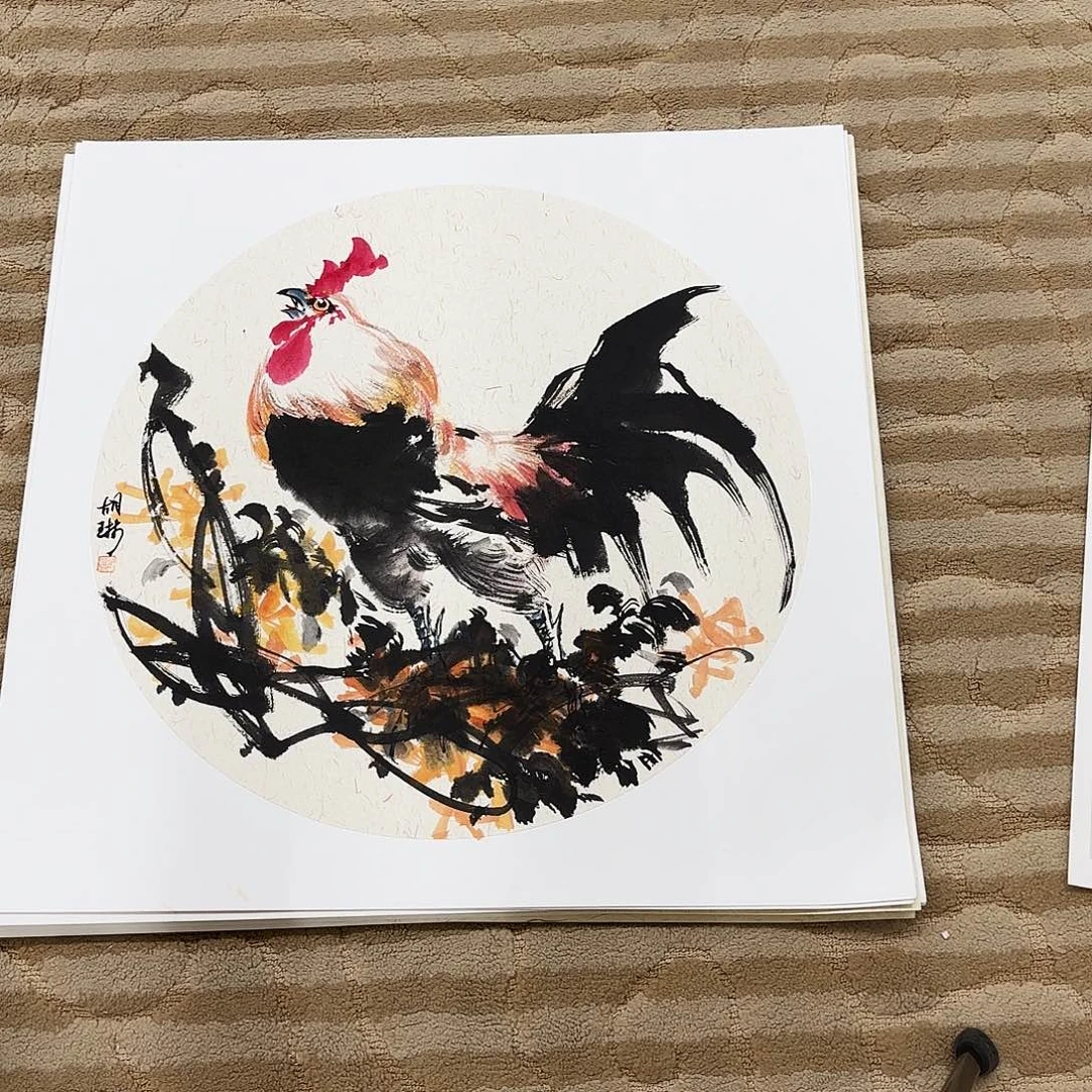 国画花鸟的翅膀和翅膀是50.50