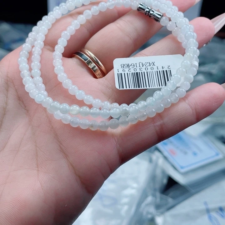 未镶嵌定制翡翠珠串
