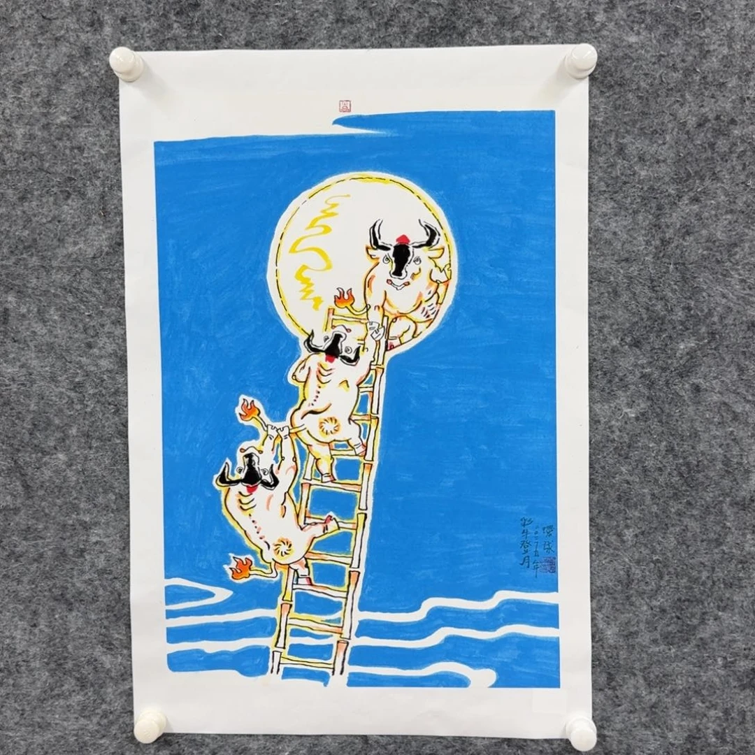 国画国画作品HHQ老师