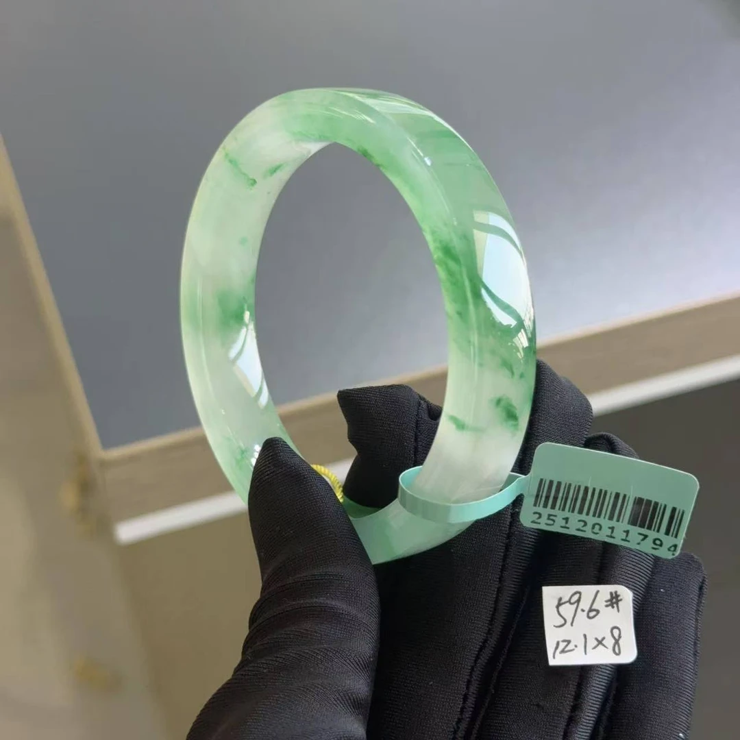 59.6圈口2512011794天然A货非洲翠手镯（撕毁标签概不退换