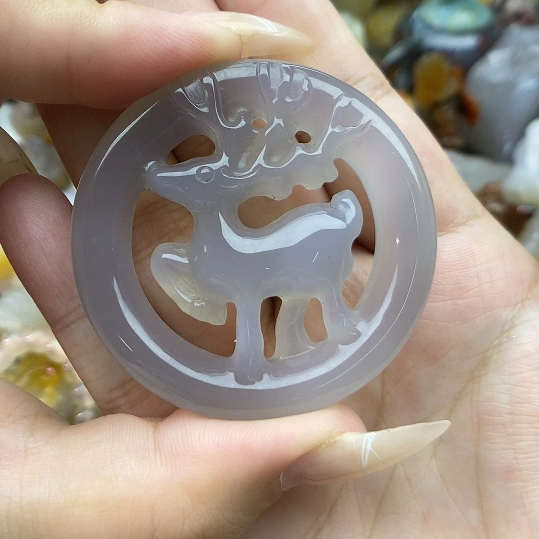 玛瑙/玉髓未镶嵌颈饰