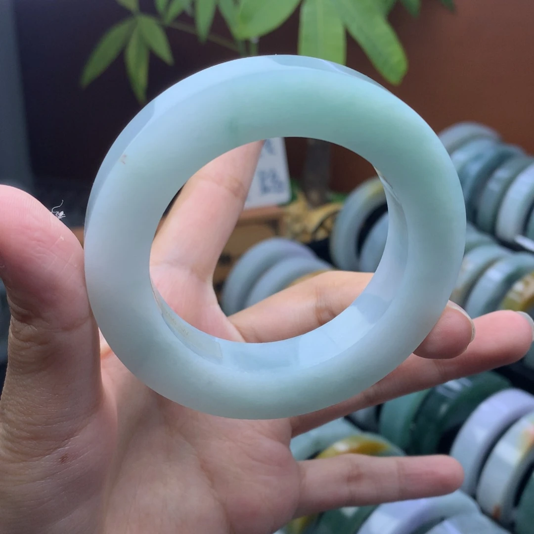 未镶嵌定制手镯定制翡翠定制51-58