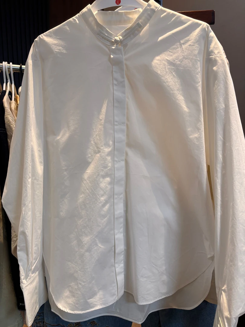 夏季首发薄款气质通勤宽松衬衫-10